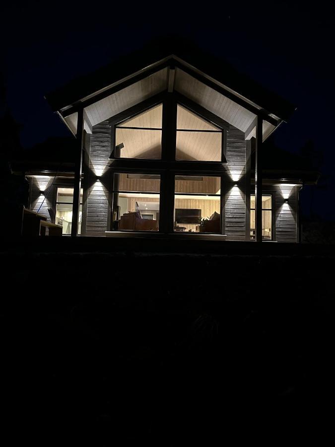 Modern Northern Lights Cabin Drangedal Εξωτερικό φωτογραφία
