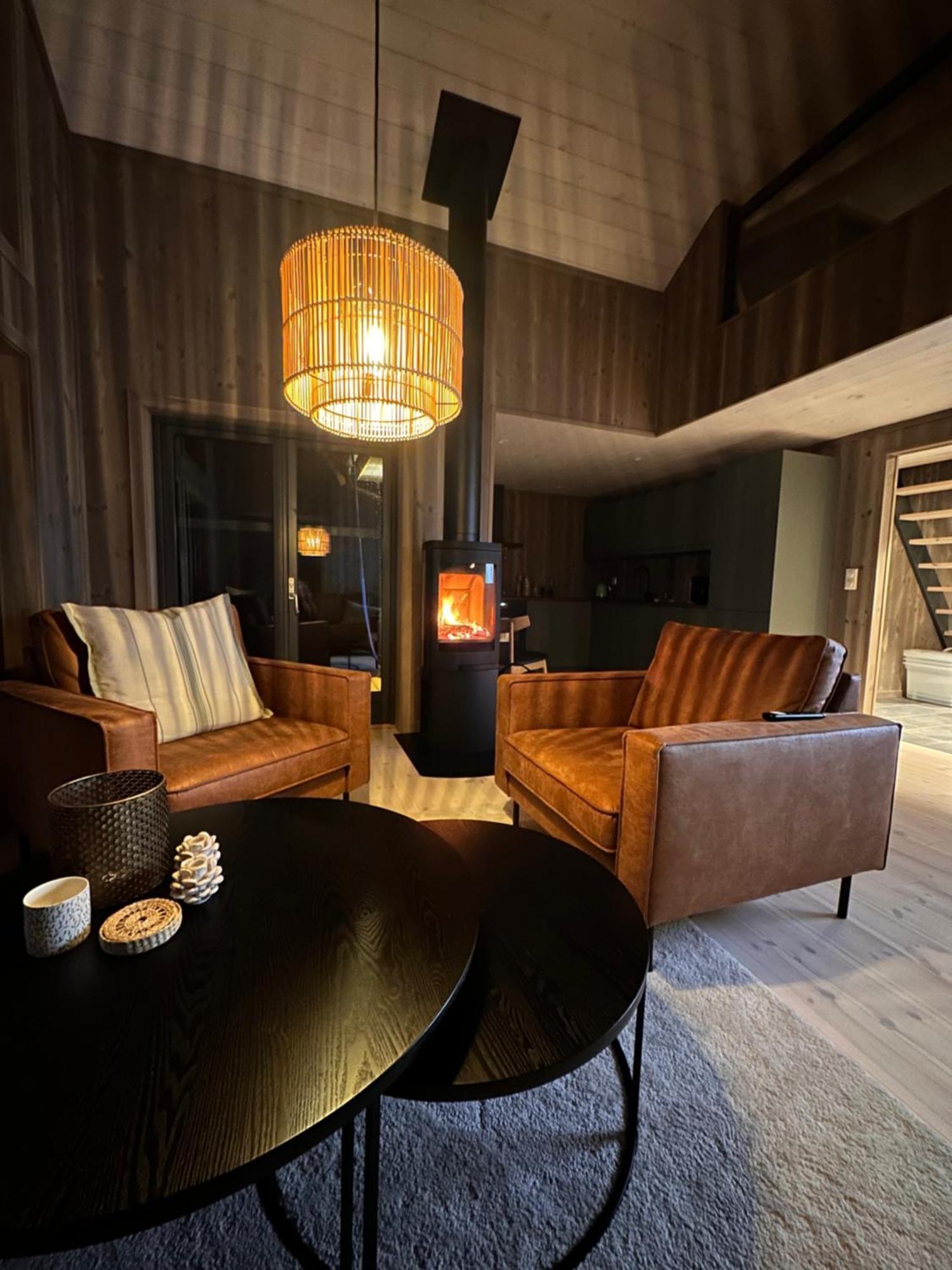 Modern Northern Lights Cabin Drangedal Εξωτερικό φωτογραφία